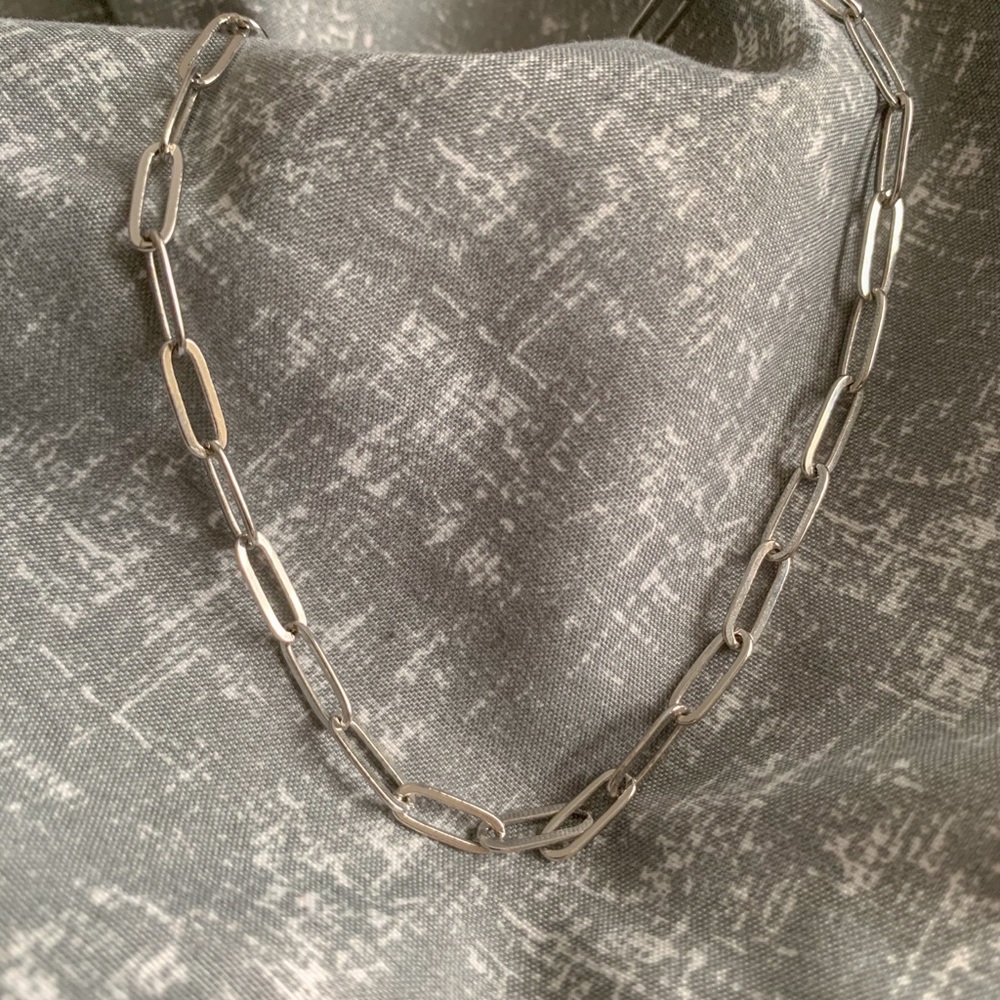 Silver Paperclip chain